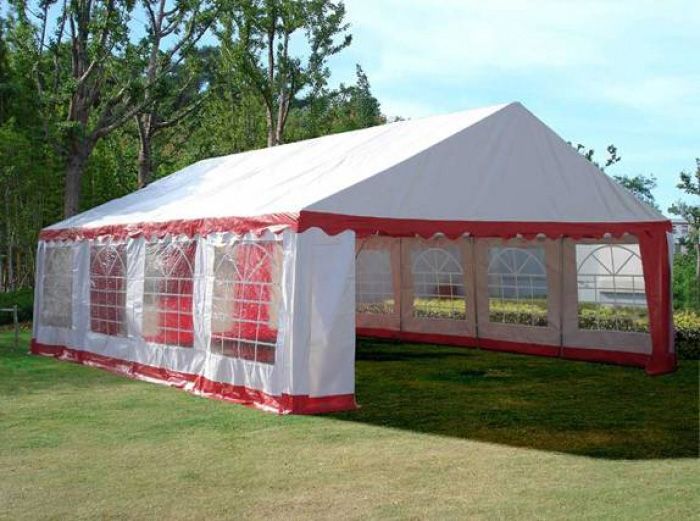 Feesttent 5*8 Rood wit